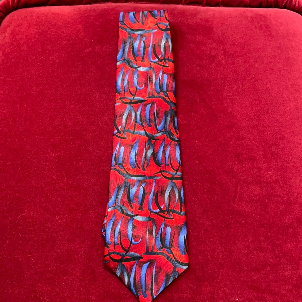 J. Garcia 1996 Paris in the Rain Tie 100% silk
